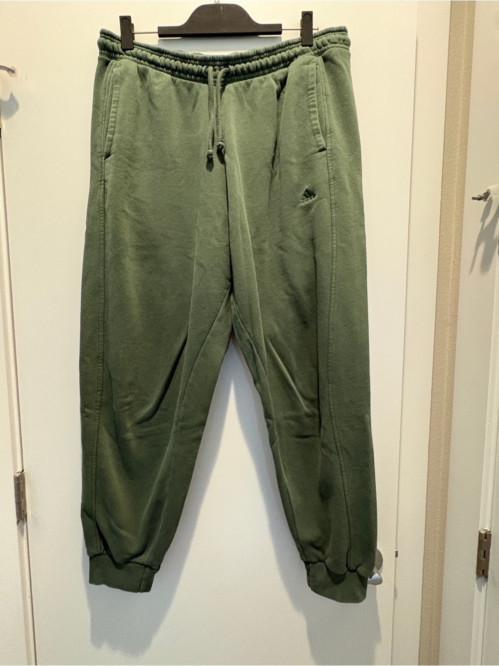adidas Olive Green Drawstring Joggers